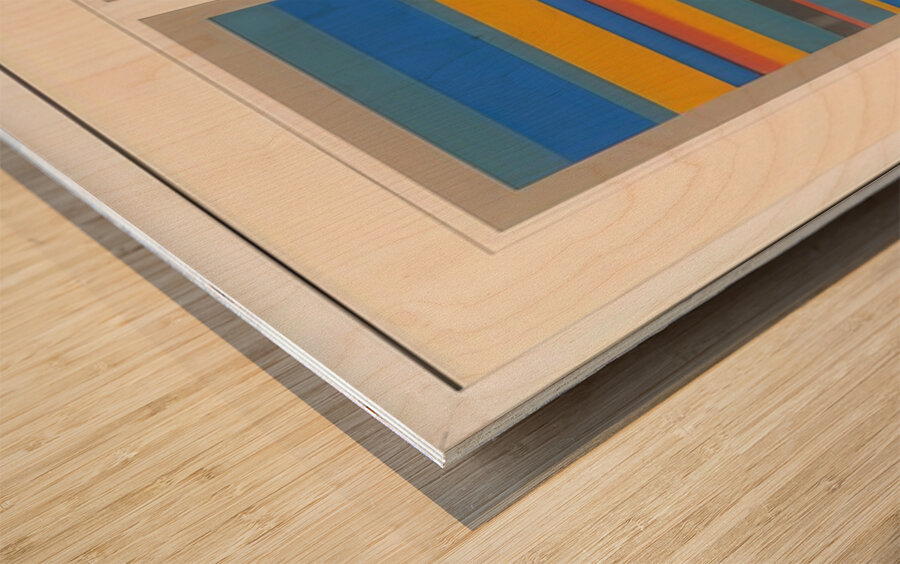 Josef Albers    1 Wood print