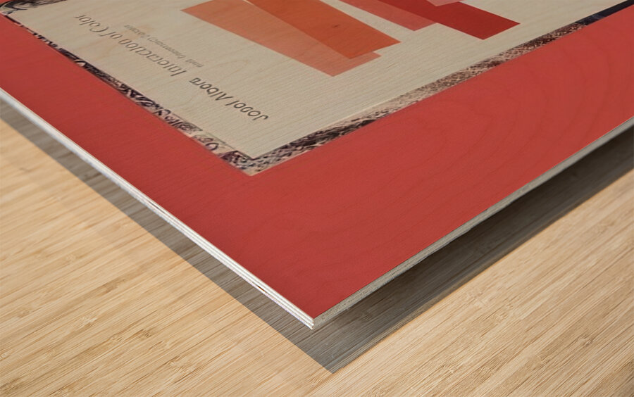 Josef Albers    2 Wood print