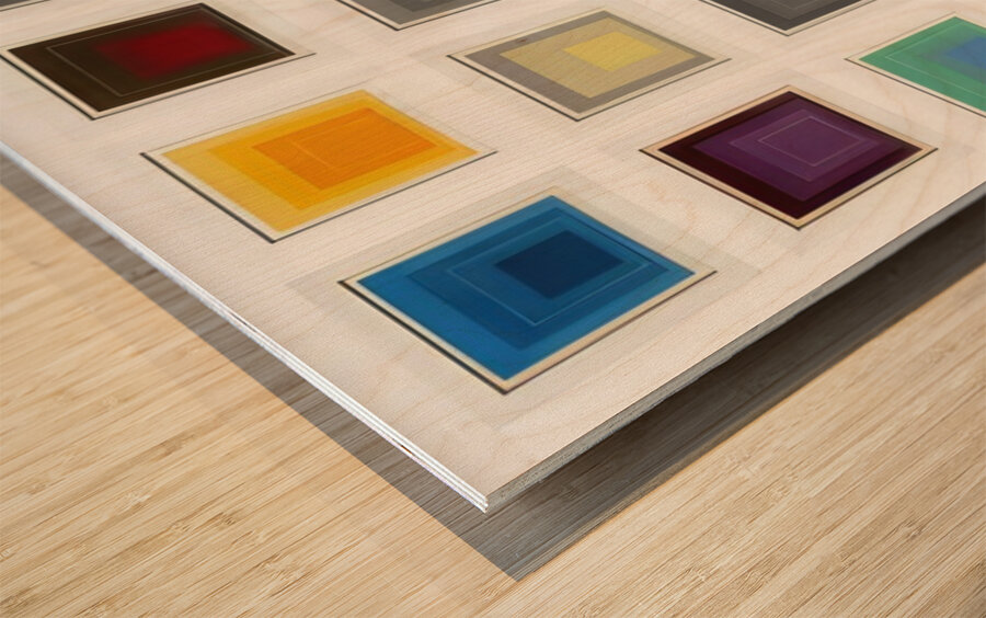 Josef Albers    11 Wood print