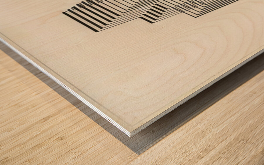 Josef Albers    9 Wood print