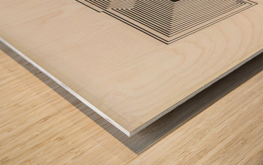 Josef Albers    15 Wood print