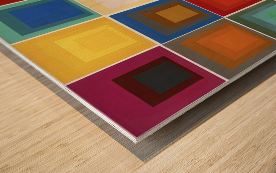 Josef Albers    17 Wood print