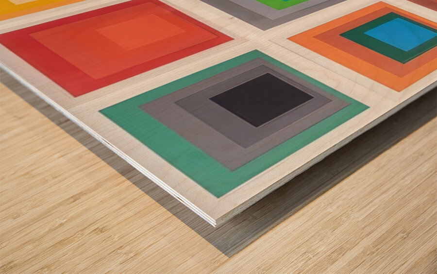 Josef Albers    37 Wood print