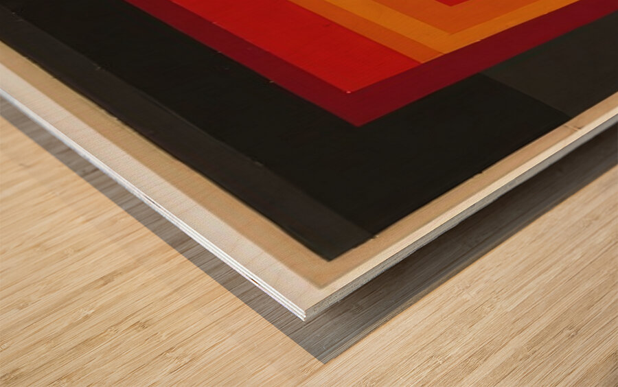 Josef Albers    2 Wood print