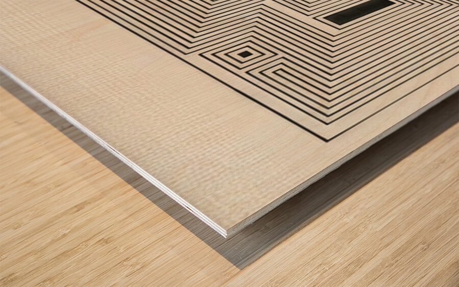 Josef Albers    15 Wood print