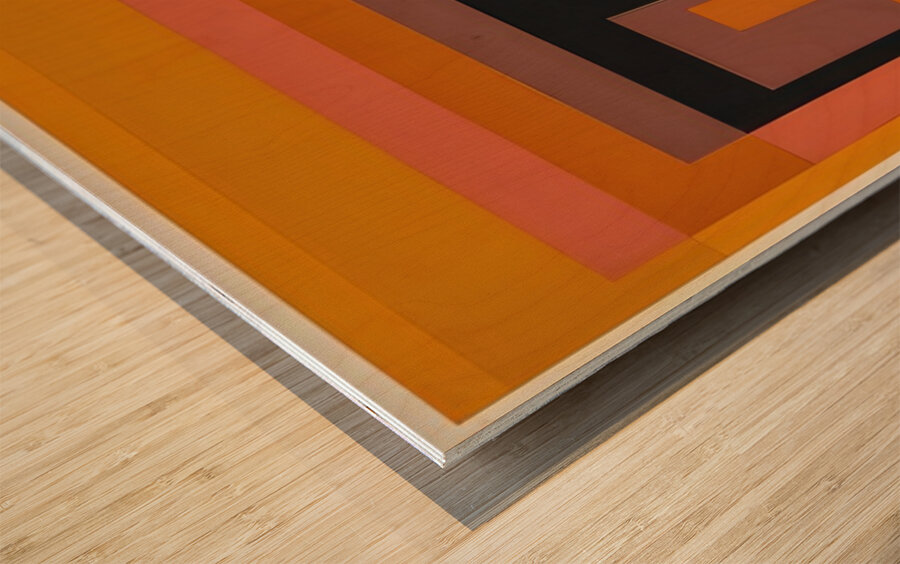 Josef Albers    18 Wood print