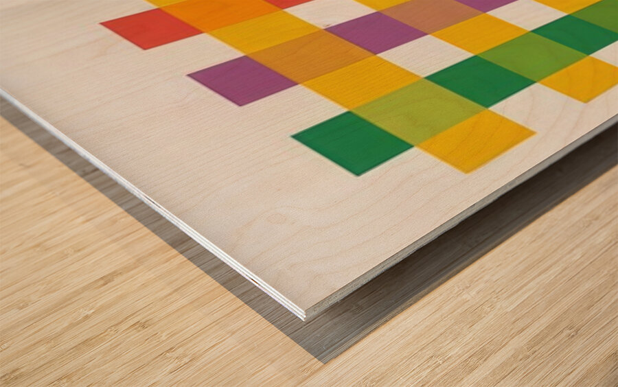 Josef Albers    19 Wood print