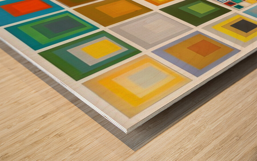 Josef Albers    26 Wood print