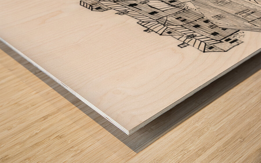 Ben Shahn 9 Wood print