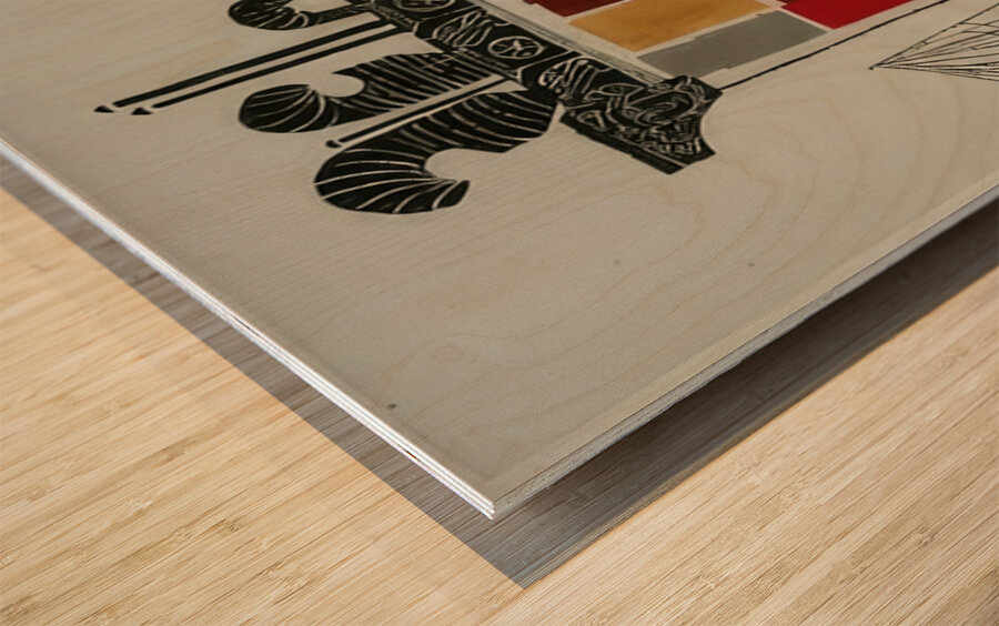 Ben Shahn 45 Wood print