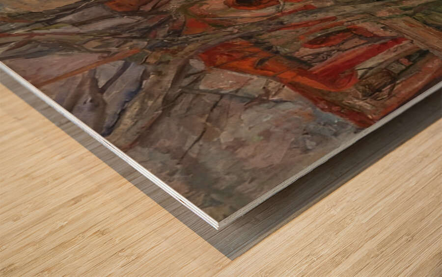 Chaim Soutine 32 Wood print