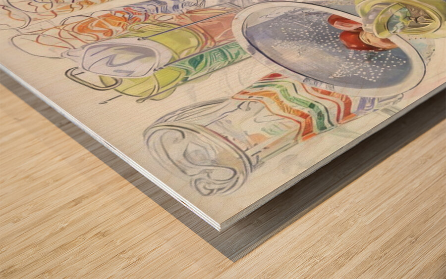 Chaim Soutine 58 Wood print