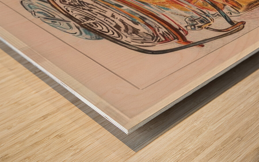 Chaim Soutine 32 Wood print