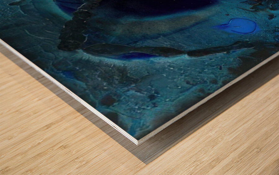 John Hoyland 26 Wood print