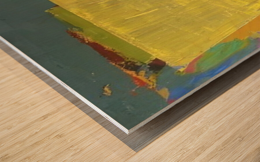 John Hoyland 31 Wood print