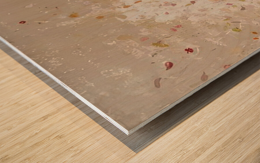 John Hoyland 38 Wood print