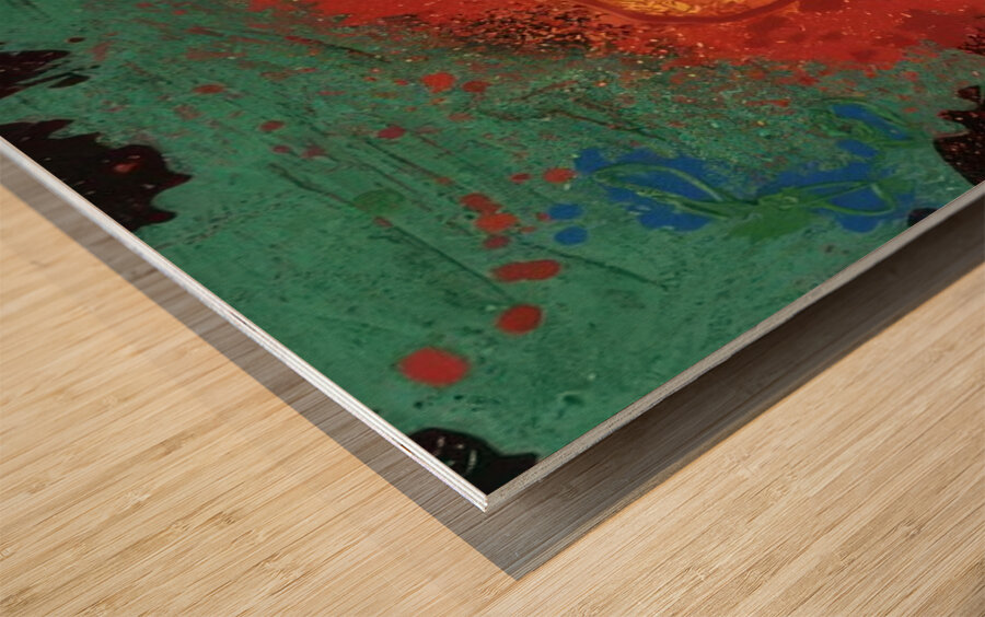 John Hoyland 39 Wood print