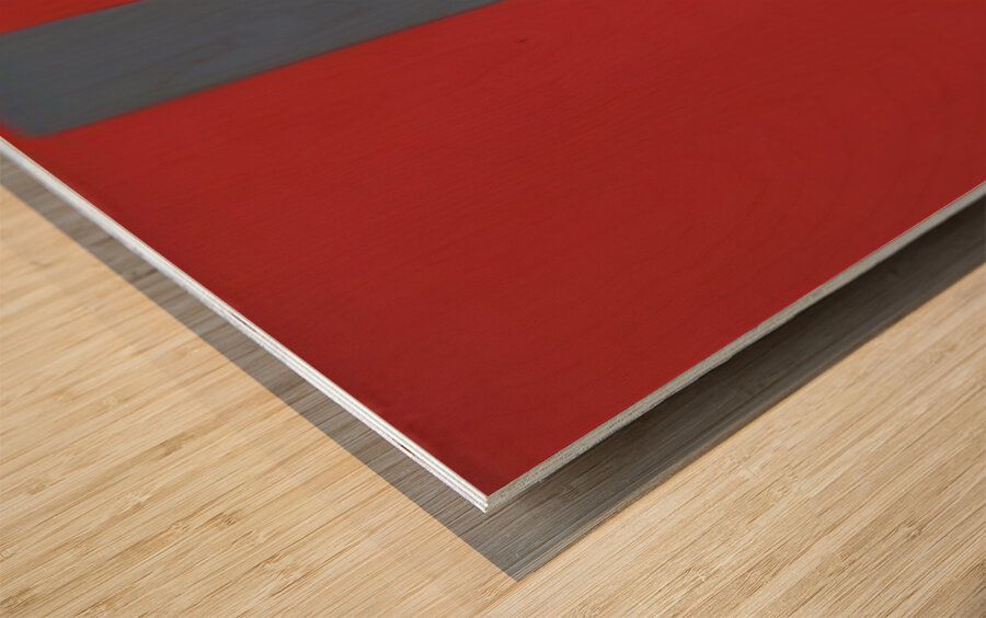 John Hoyland 46 Wood print