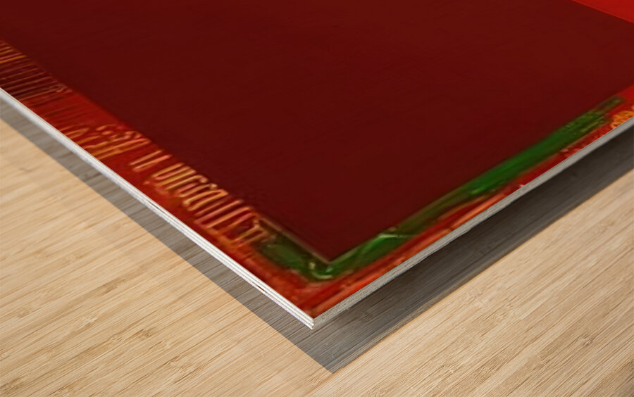 John Hoyland 47 Wood print