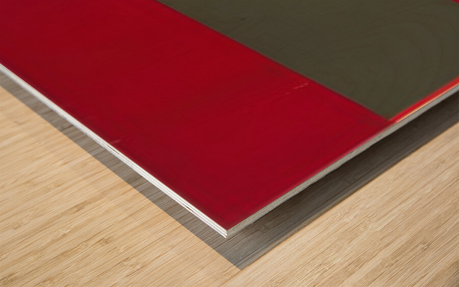 John Hoyland 50 Wood print