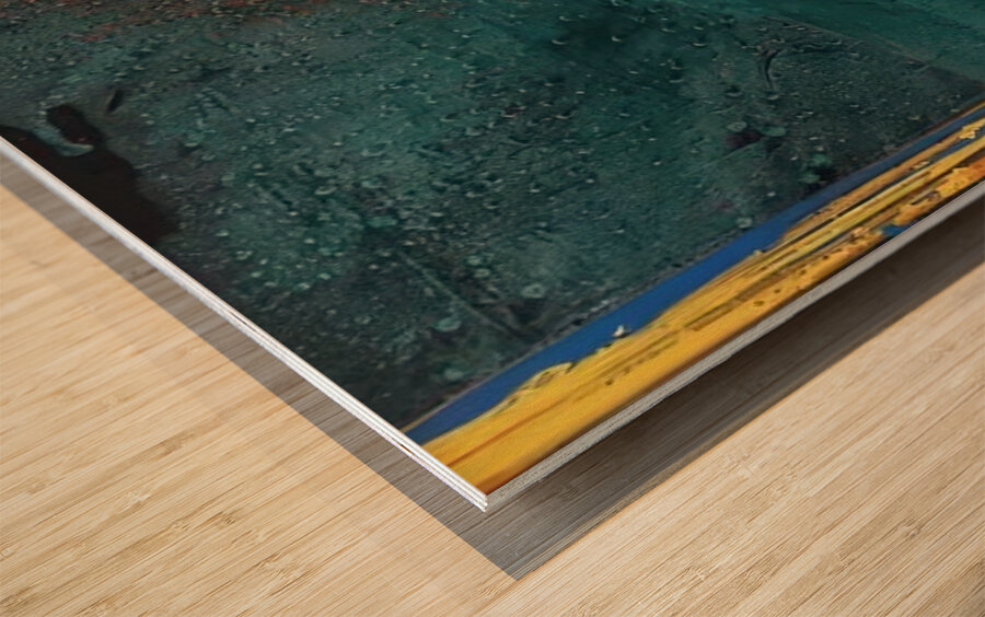 John Hoyland 56 Wood print