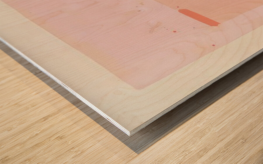 John Hoyland 62 Wood print