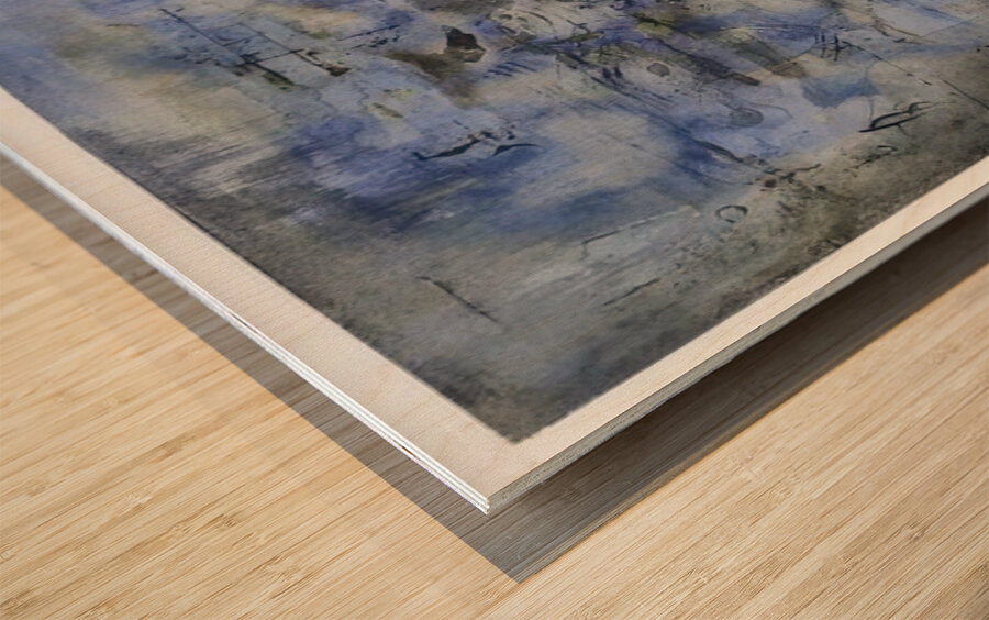 Zao Wo Ki 15 Wood print