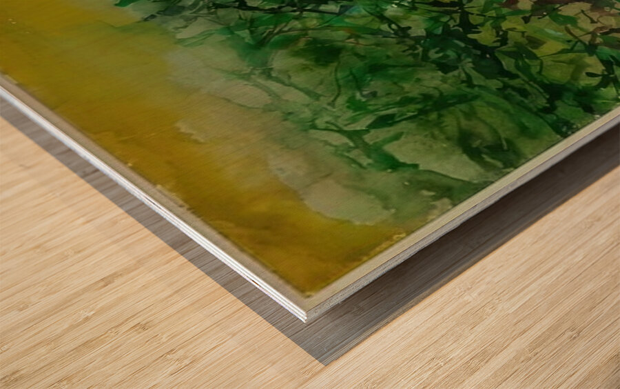 Zao Wo Ki 16 Wood print