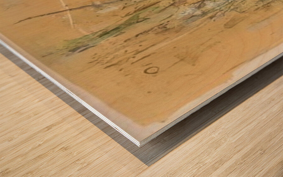 Zao Wo Ki 18 Wood print