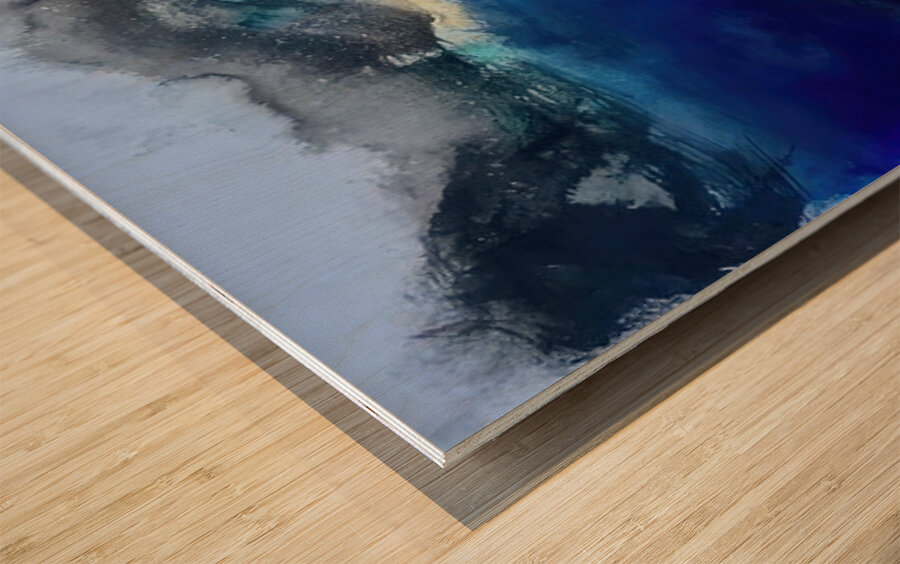 Zao Wo Ki 34 Wood print