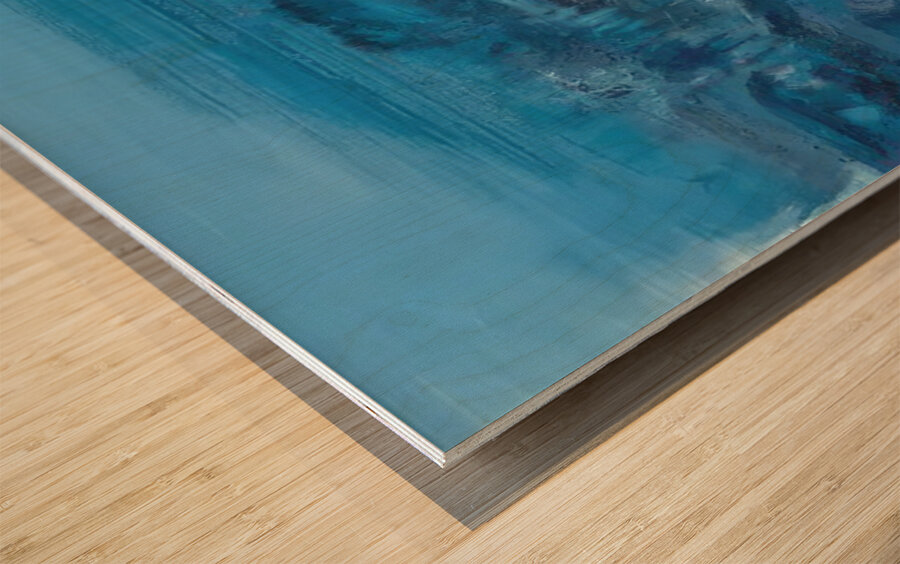 Zao Wo Ki 36 Wood print