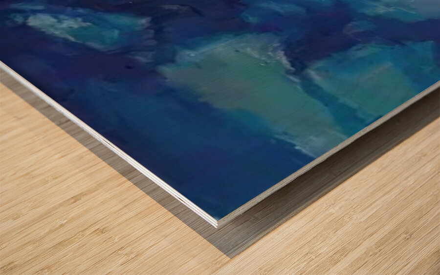 Zao Wo Ki 49 Wood print