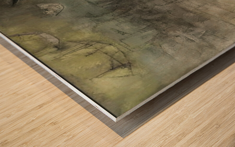 Zao Wo Ki 59 Wood print