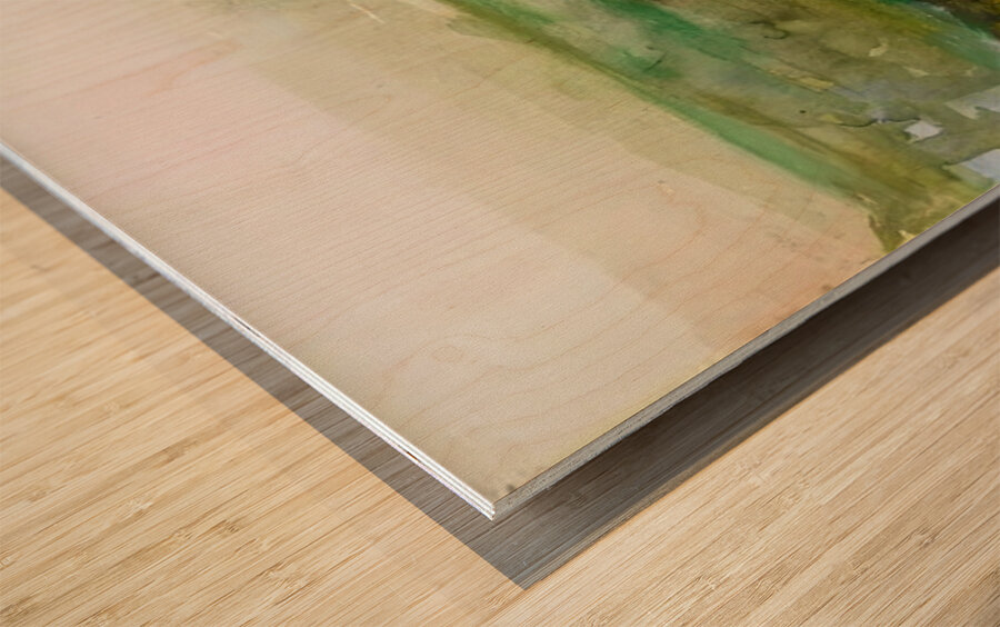 Zao Wo Ki 62 Wood print