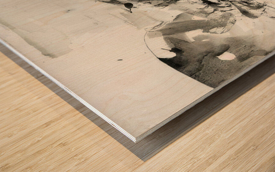 Zao Wo Ki 63 Wood print