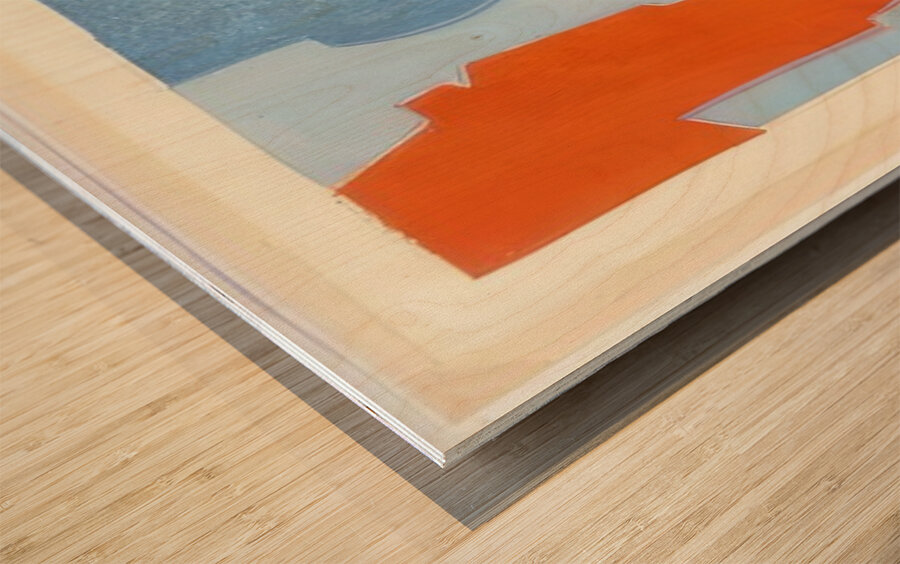 Serge Poliakoff 14 Wood print