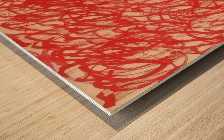 Art by Cy Twombly 5 Wood print