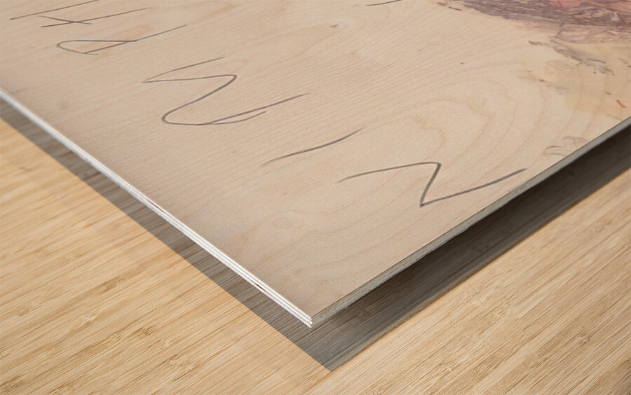 Art by Cy Twombly 9 Wood print