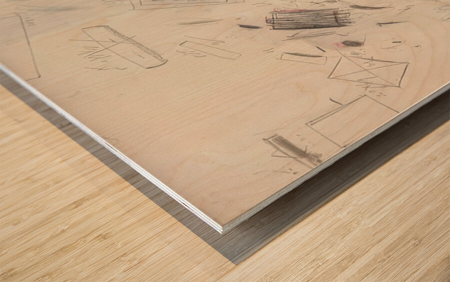 Art by Cy Twombly 14 Wood print