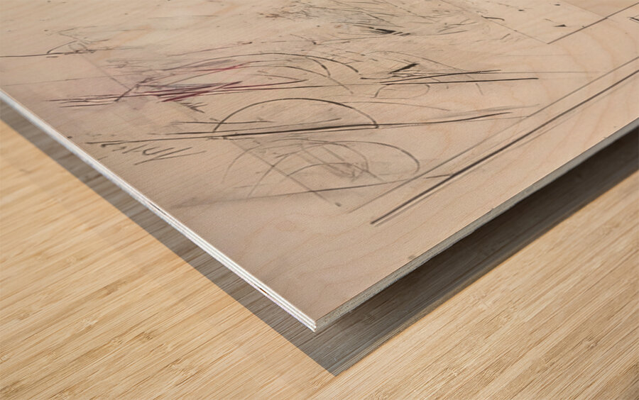 Art by Cy Twombly 15 Wood print