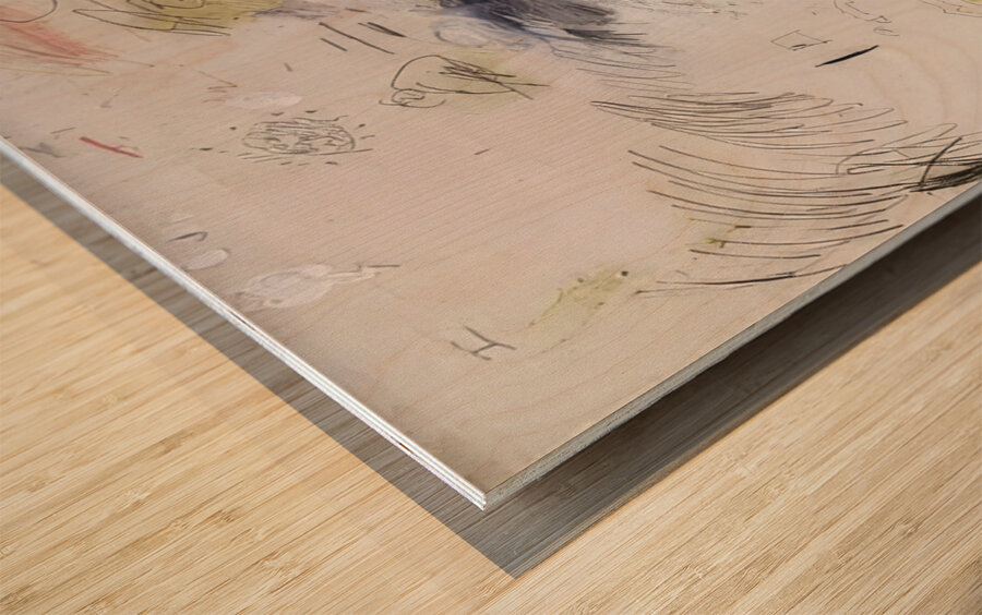 Art by Cy Twombly 16 Wood print