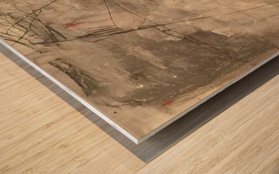 Art by Cy Twombly 25 Wood print