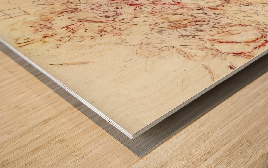 Art by Cy Twombly 26 Wood print