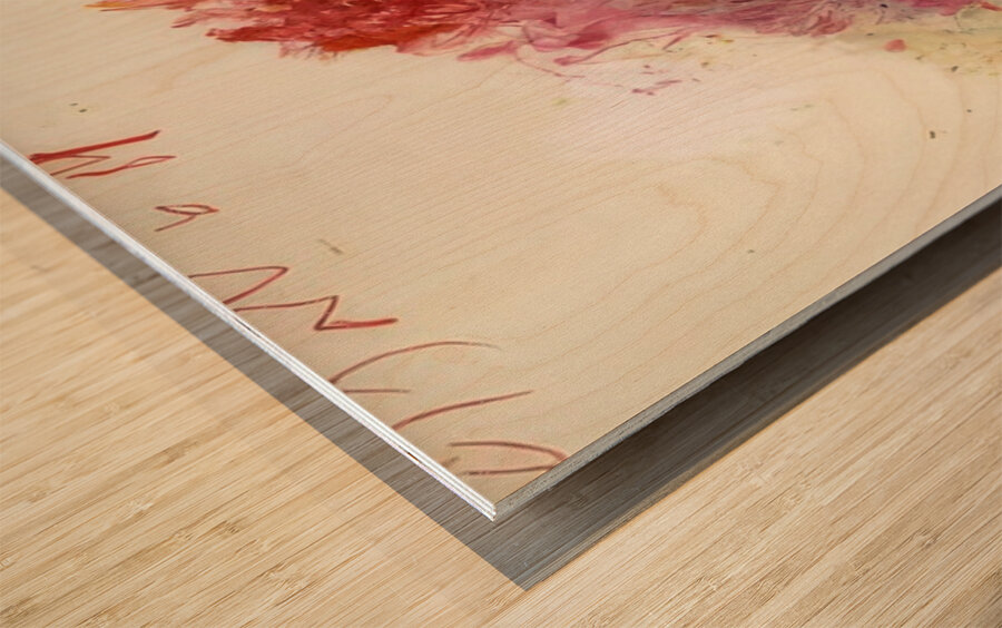 Art by Cy Twombly 36 Wood print