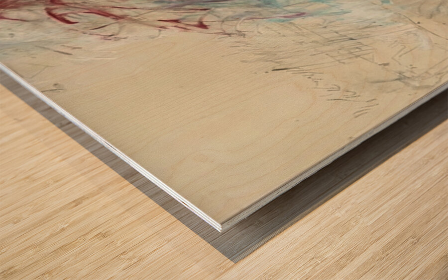 Art by Cy Twombly 37 Wood print