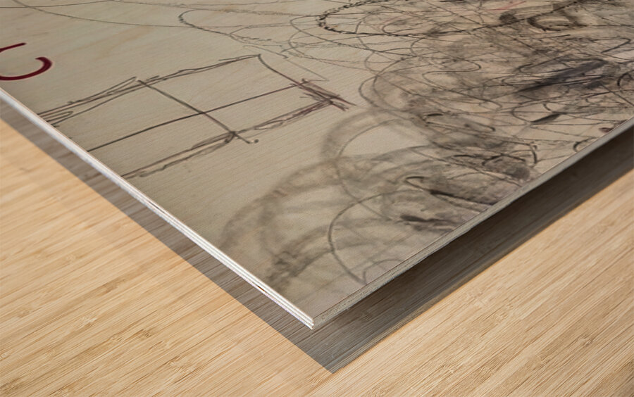 Art by Cy Twombly 38 Wood print