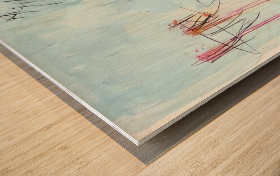 Art by Cy Twombly 40 Wood print