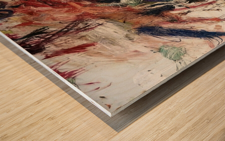 Art by Cy Twombly 41 Wood print