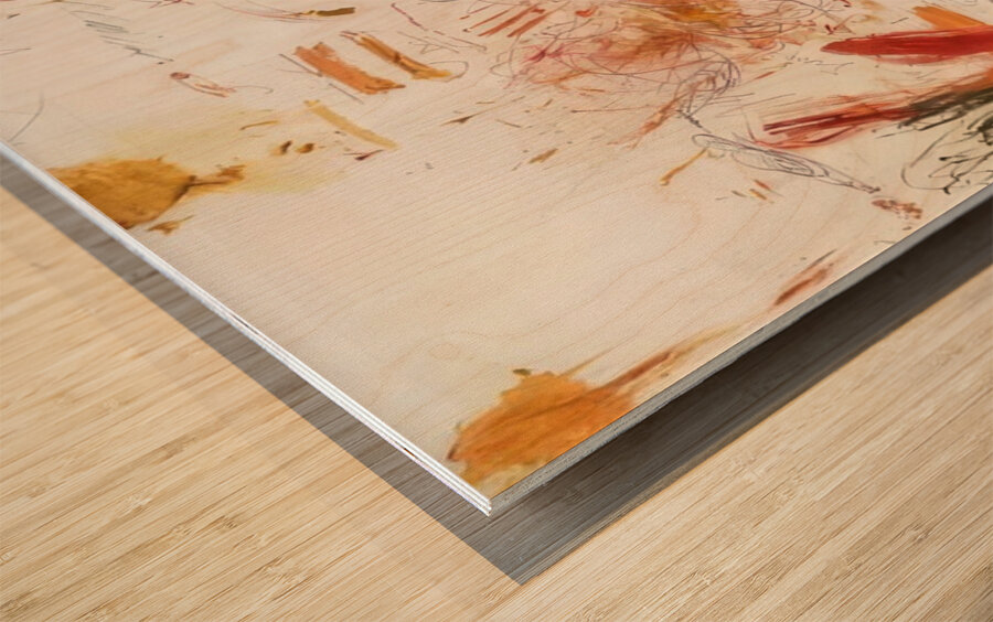 Art by Cy Twombly 43 Wood print