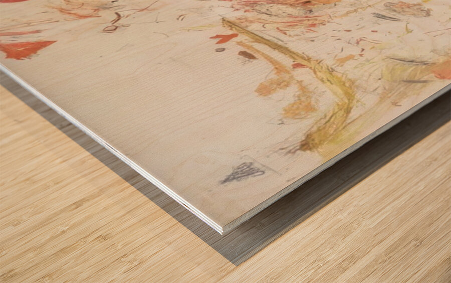 Art by Cy Twombly 46 Wood print